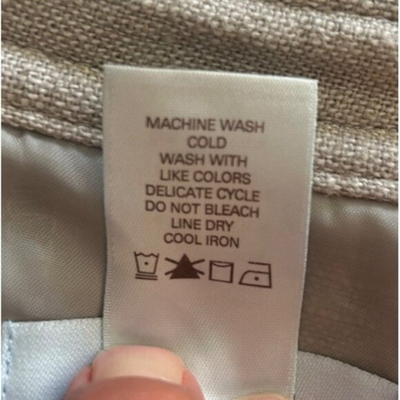 JH Collectibles Woman's 3X Beige Linen Blend Button-Front Jacket Lagenlook - Picture 4 of 9